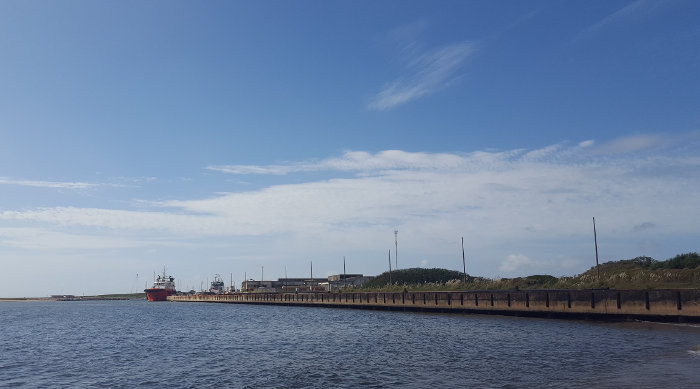muelle sin uso en puerto de La Paloma