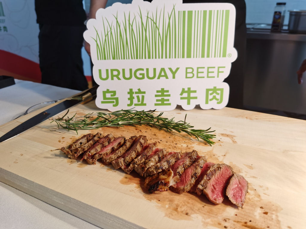 Carne uruguaya en China promoción